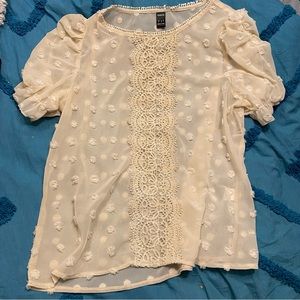 SHEIN | Medium Cream Puff Sleeve